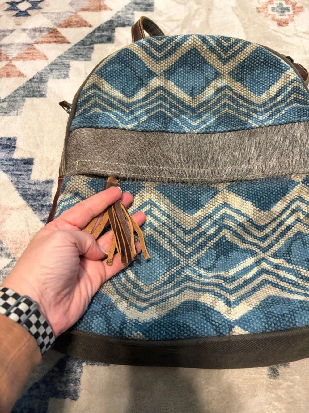 Stylish Myra Bag Blue Breeze Women’s Backpack